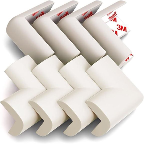 8-Pack Baby Corner Protectors with Tape