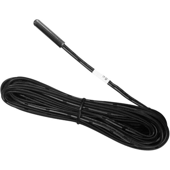 WarmlyYours FH-BACKUP-SENSOR Floor Sensor Black 10K Ohms 15 Ft.