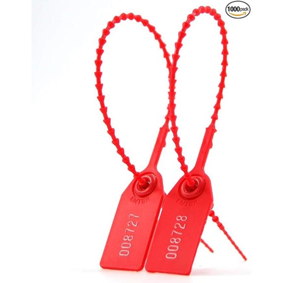 Leadseals 1000 Tamper Seals & Zip Ties for Security