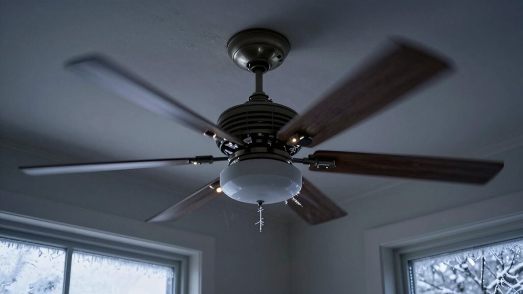 cold weather fan flickering