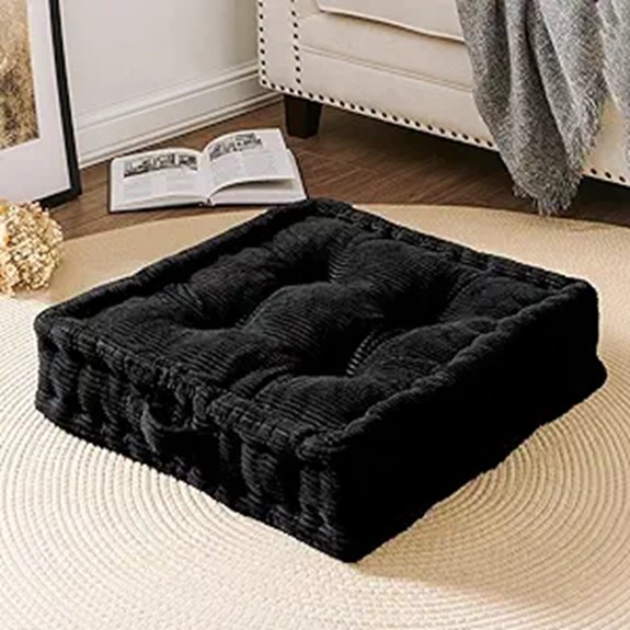 Wellsin Square Floor Pillow for Adults and Kids