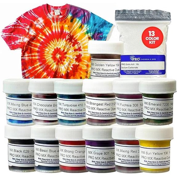 PRO Tie Dye Kit with 13 Colors and Supplies