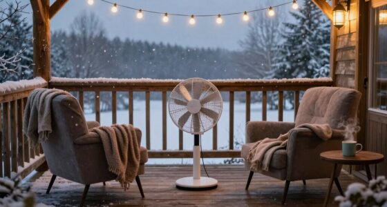 deck fans romantic winter