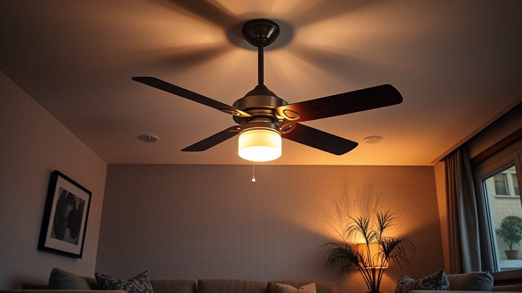 dimmable energy efficient fan lighting