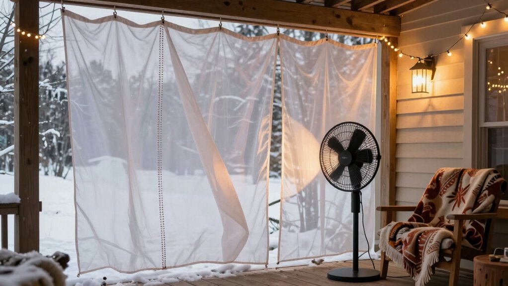 diy porch winter warmth