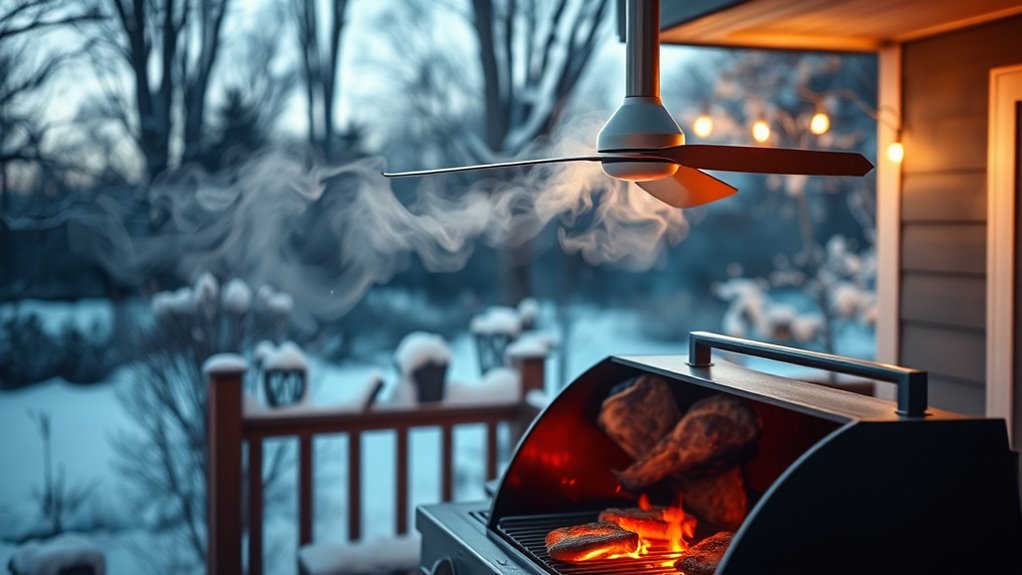 effective winter grilling ventilation