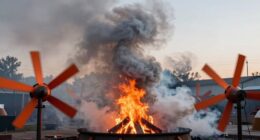fan assisted smoke evacuation