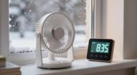 fan power consumption winter
