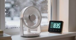 fan power consumption winter