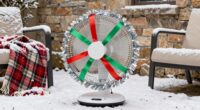 festive patio fan decorations