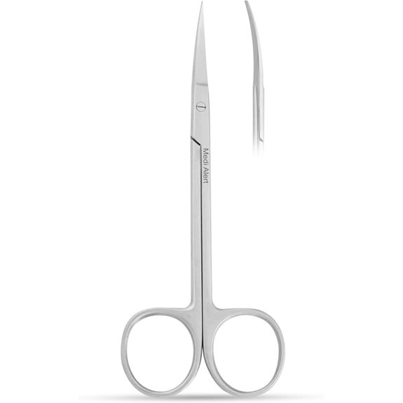 Iris Micro Dissecting Scissors 4.5 Curved Fine Point