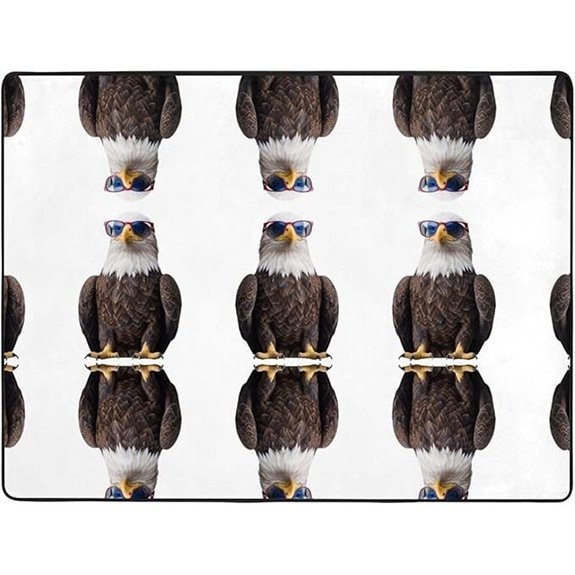 Flannel Area Rug 63x48 inches for Living Room