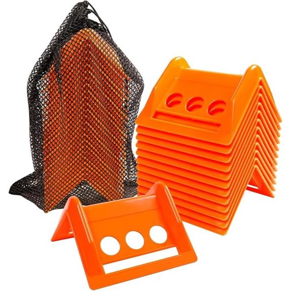 24 Pack 4 Flatbed Edge Protectors with Carrying Case