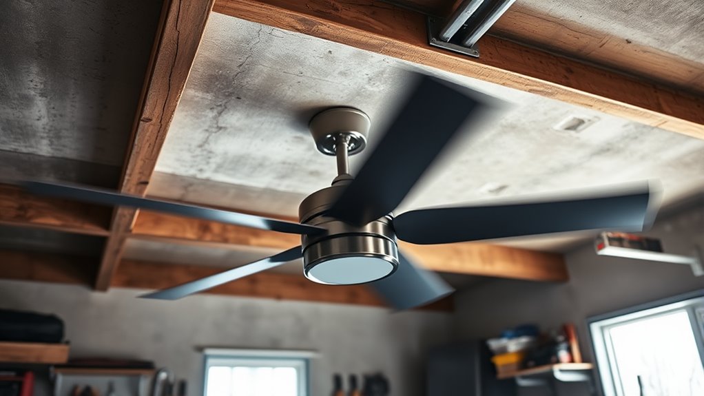garage ceiling fan installation tips