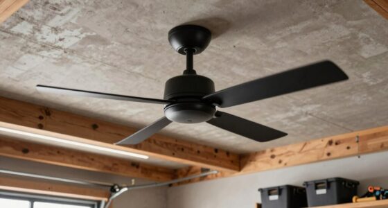 garage ceiling fans enhance winter projects