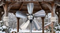 gazebo fan winter upgrade