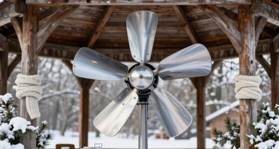 gazebo fan winter upgrade