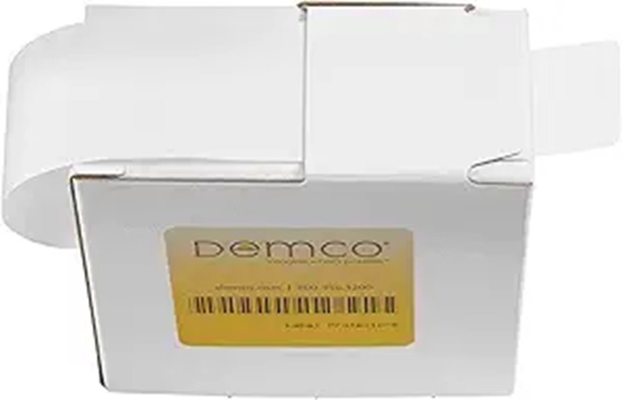 Demco Clear Glossy Label Protectors on Rolls