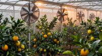 greenhouse fans prevent frost damage