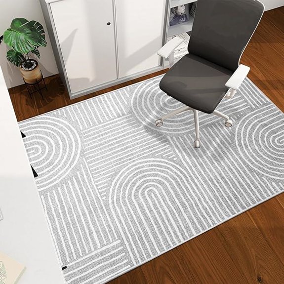 Office Chair Mat for Hardwood Floors 60x45