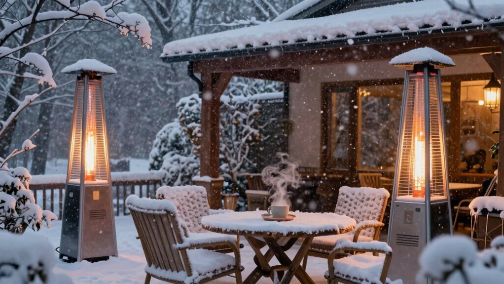 heated patio winter maintenance