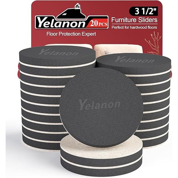 Yelanon Furniture Sliders 20pcs for Heavy Moving