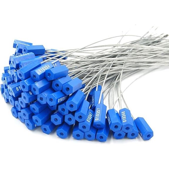 Leadseals 100 Security Cable Seals for Cargo and Truck