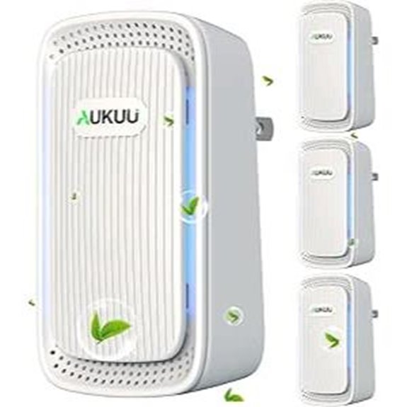 4 Pack Negative Ion Air Purifiers for Home