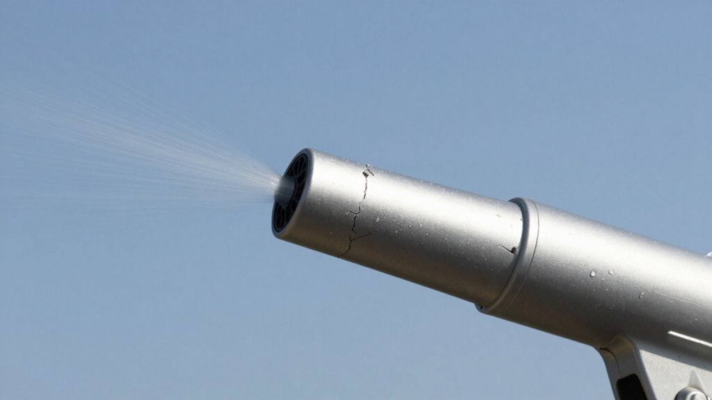 inspect for cracks leaks