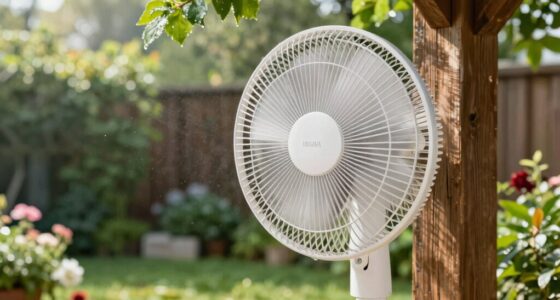 install fans to deter mosquitoes