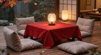 japanese inspired patio warmth