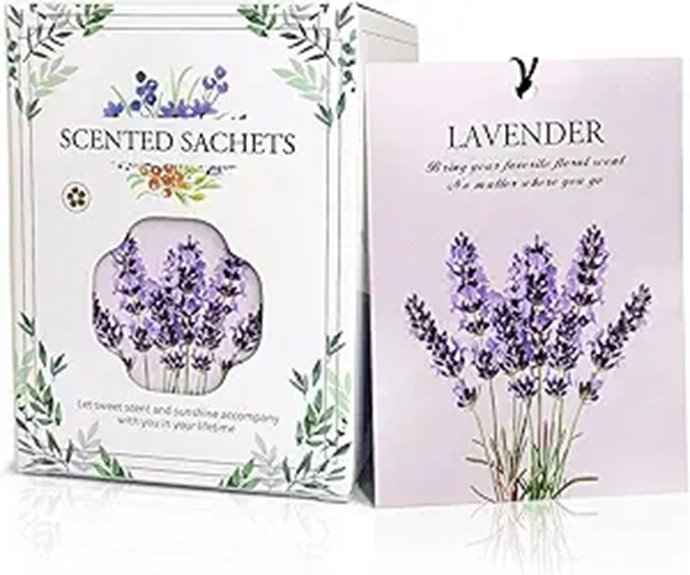 Lavender Scented Sachets - 12 Pack Closet Fresheners