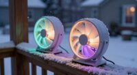 led fan night lighting