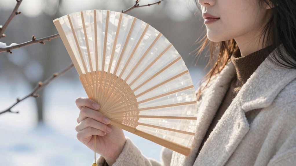 light fan refreshes winter outdoors