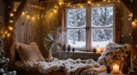 magical winter nook ambiance