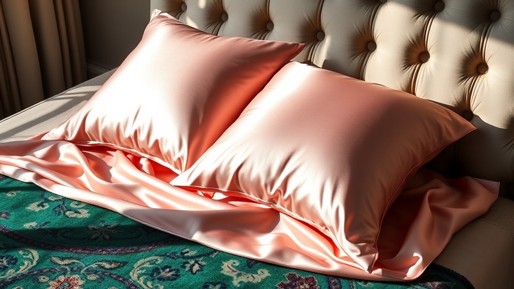 matching silk pillow styles
