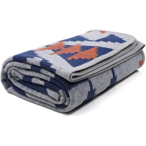 ACUSHLA Merino Wool Camping Blanket 79x63