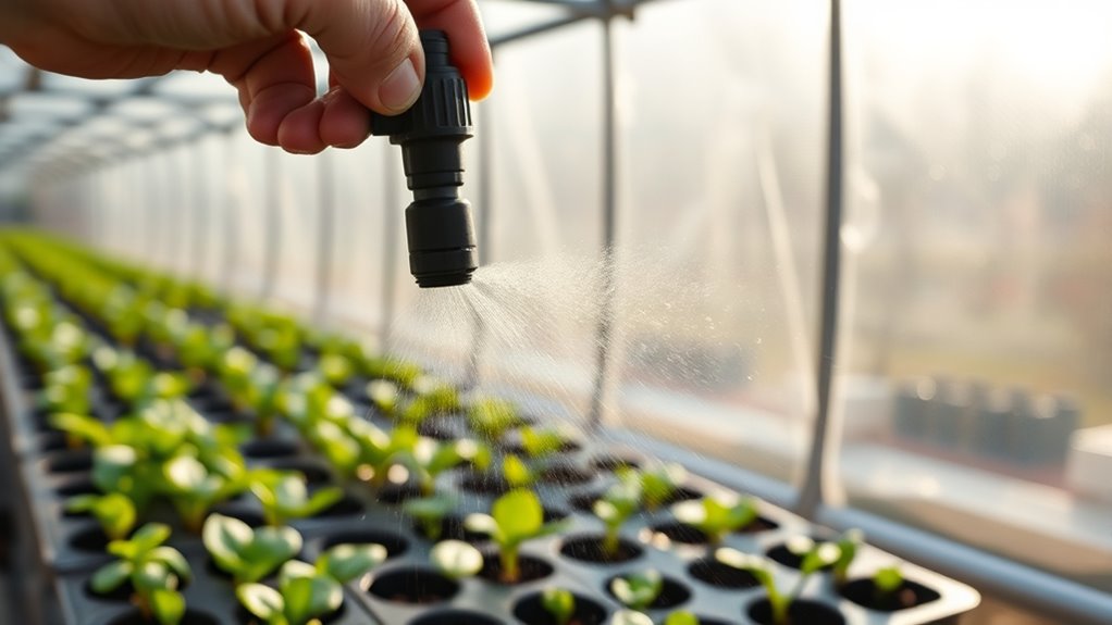 misting drip humidity control