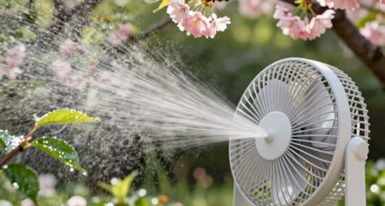 misting fan spring installation