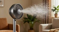 misting fans as humidifiers