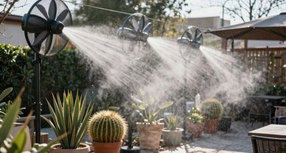 misting fans for winters