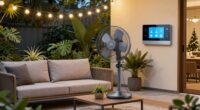 outdoor fan holiday integration