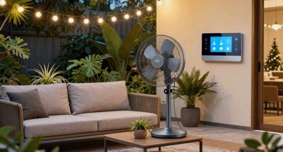 outdoor fan holiday integration