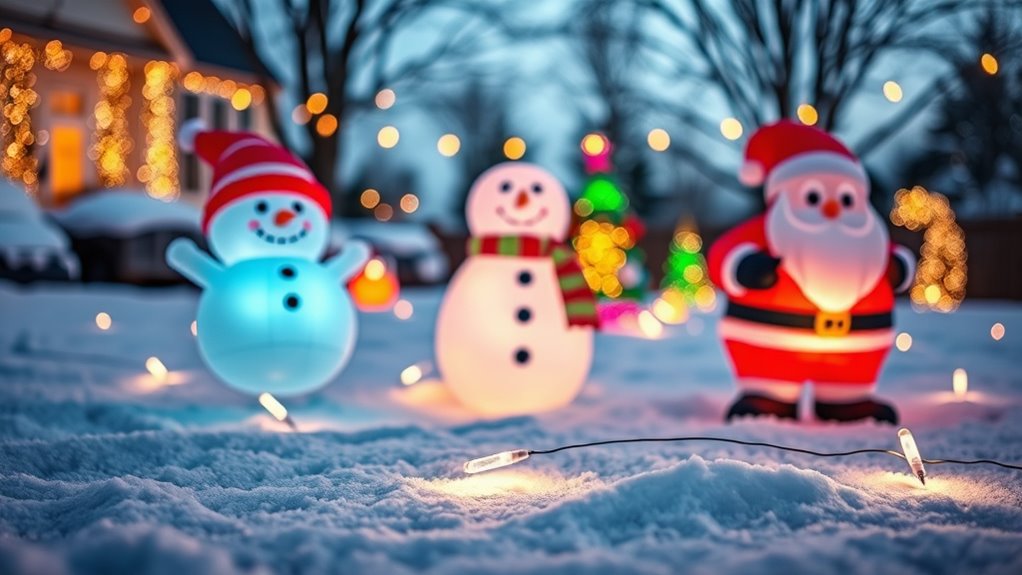 outdoor holiday inflatables safety