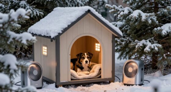 outdoor pet winter fans