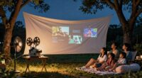 outdoor projector cooling fans