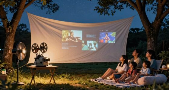 outdoor projector cooling fans