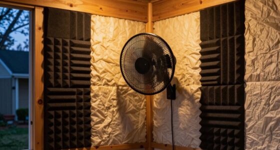 porch fan winter noise reduction