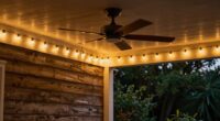 porch lighting with fan