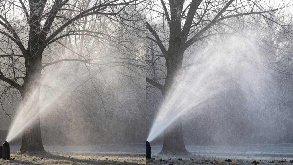 pressure differences in misting